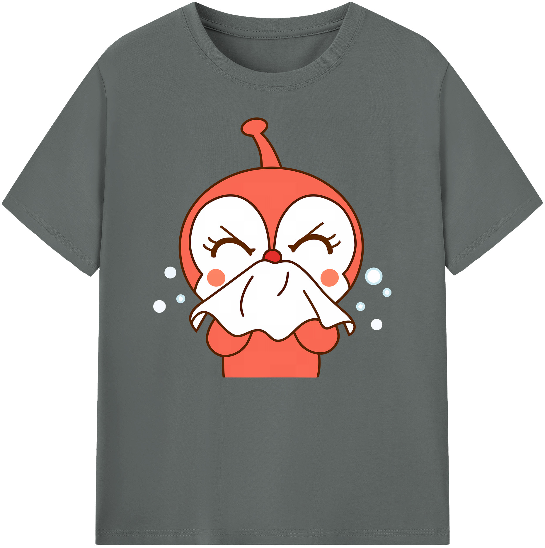 （画像用） アンパンマン Anpanman 綿100％ メンズ半袖Tシャツ｜肌触りやわらか＆通気性